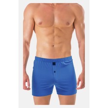 The Don Jersey Penye-Örme Erkek Boxer Saks Mavi