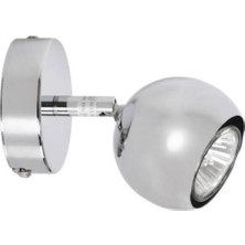 Mylights  Krom Spot  Tekli Kure Panasonıc Gun Isıgı Ampullu Hareketli Duvar Aplik  Gece Lambası Okuma Lambası  LED Aplik