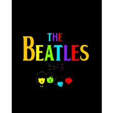 Zepplin Giyim The Beatles Rainbow Büyük Sırt Patch Yama