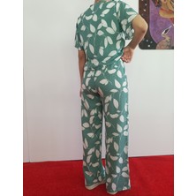 Bağlamalı Summer Pantolon Gömlek Takım