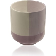 The Mia Porselen Saksı Mor 9 x 10  cm