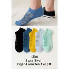 Fileli Patik Kadın Çorabı 6 Çift 2. Set