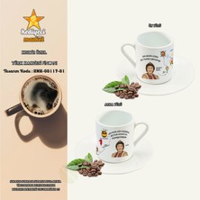 Hediyeci Market Prens Yerli Tekli Türk Kahvesi Fincanı - Kırık Beyaz - Hmk-00117-01