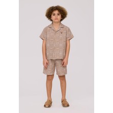 Bg Store Erkek Çocuk Desenli Gömlek