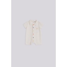 Bg Store Erkek Bebek Ekru Tulum