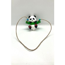 Balkon Duvar Süsü Ağaç Süsleri Bahçe Dekorasyonu Duvar Süslemeleri Panda Sarkaç