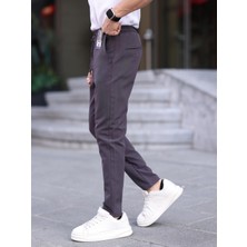 Wkm Erkek Casual Double Kumaş Yan Lastik Jogger Pantolon