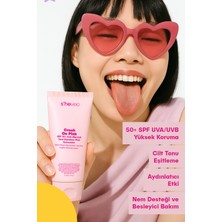 S'he Vec Crush On Pink - Spf 50+ Leke Karşıtı ve Ton Eşitleyici Pembe Güneş Kremi