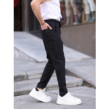 Wkm Erkek Casual Double Kumaş Yan Lastik Jogger Pantolon
