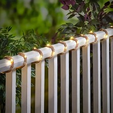 Solar Güneş Enerjili 10MT 100 LED Dış Mekan Peri LED Ip Işık