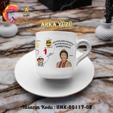 Hediyeci Market Prens Yerli Tekli Türk Kahvesi Fincanı - Kırık Beyaz - Hmk-00117-02