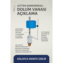 Klozet Rezervuar Iç Takım Flatörü – Sessiz Dolum, Yüksek Uyumluluk, Alt Girişli Şamandıra
