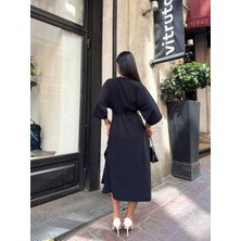 Ayrobin Midi Elbise