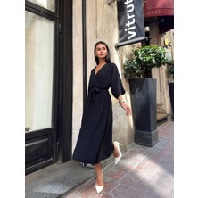 Ayrobin Midi Elbise