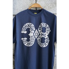 Johnson 38 Motors Motorcycle Oversize T-Shirt