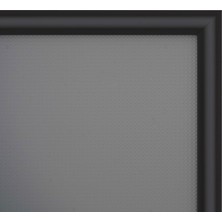 Alüminyum Açılır Kapanır Çerçeve Gönye Köşe - B2 - 50 x 70  cm  - Siyah - 25MM