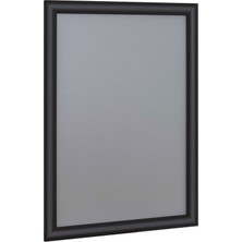 Alüminyum Açılır Kapanır Çerçeve Gönye Köşe - A3 - 30 x 42  cm  - Siyah - 25MM