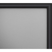 Alüminyum Açılır Kapanır Çerçeve Gönye Köşe - A3 - 30 x 42  cm  - Siyah - 25MM