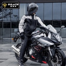 Cbtx Sulaite Motosiklet Yağmurluk Oxford Kumaş Pantolon Ceket Siyah