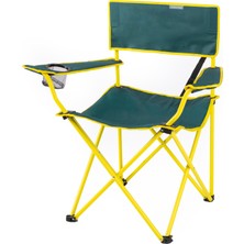 Uniqamping Eco Ergonomik Katlanır Kamp Sandalyesi Yeşil-Sarı