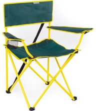 Uniqamping Eco Ergonomik Katlanır Kamp Sandalyesi Yeşil-Sarı