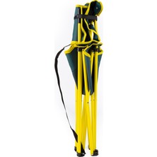 Uniqamping Eco Ergonomik Katlanır Kamp Sandalyesi Yeşil-Sarı