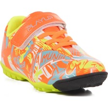 Turuncu  Çocuk Halı Saha Ayakkabısı Playup Ph-251-145 P