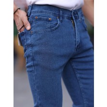 Wkm Erkek Slim Fit Casual Likralı Kot Pantolon