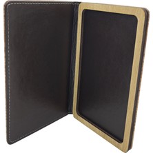 Deri Sandıklı Hesap Sümeni 14X21 cm (Budaklı) | Dayanıklı - Restoran & Kafe Için