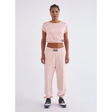 Kappa 321f4sww71 W Authentic Tier1 Lamara Bisiklet Yaka Regular Fit Düz Pembe Kadın T-Shirt