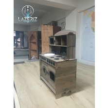 Ahşap Oyuncak Mutfak Seti Lazer Kesim Hediyelik Eşya