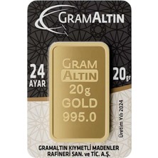 İAR 20 Gr 24 Ayar Iar Gram Altın