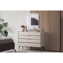 Doressa Daven Şifonyer 4 Çekmeceli Yonga Levha 87 cm Yükseklik 110 cm Genişlik 44 cm Derinlik
