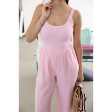 Kendinden Fitilli Askılı Bodysuit