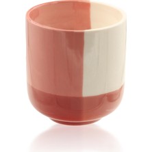 The Mia Porselen Saksı Pembe 9X10 cm