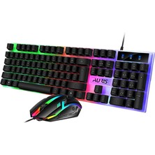 Auris KGC10 Rgb Gaming Esports Kablolu Klavye ve Mouse Set