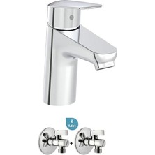 Artema Flow Round Lavabo Bataryası + 2'li Ara Musluk
