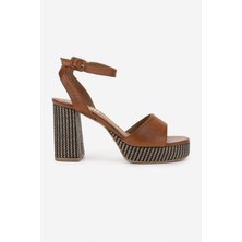 Valmenti Kadın  Deri Siyah Topuklu Sandalet 1141 691 Ancona 6-1 Byn Sndlt Y25 Black