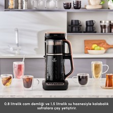 Karaca Robotea Pro Quartz 4 in 1 Konuşan Çay Makinesi Black Copper
