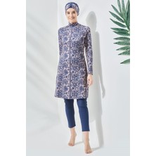 C&city Tam Kapalı Tesettür Mayo C12002 Koyu Lacivert