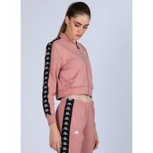 Kapüşon Yaka Pembe Kadın Sweatshırt 341H5TW 222 Banda Asber Tk