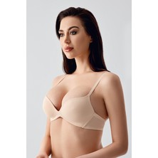 C&city Desteksiz Sütyen C11791 Ten