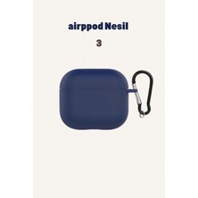 Airpod  3 Nesil Uyumlu Kılıf Silikon Kapak Arka Koruma Kabı Koruyucu Kılıf