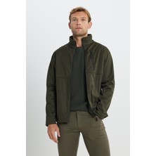 Sıcak Tutan Comfort Fit Rahat Kesim Dik Yaka Mont