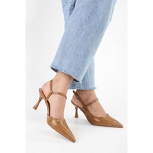 Kadın Nella Karamel Cilt Stiletto