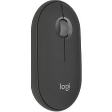M350S Pebble Mouse 2 Ince Bluetooth Kablosuz Mouse, Taşınabilir, Hafif, Özelleştirilebilir Tuş, Sessiz Tıklama, Windows, Macos, Ipados, Android, Chrome Işletim Sistemleri, Easy-Switch, Siyah