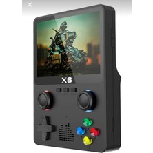 X6 Oyun Konsolu Yeni Nesil El Atarisi 10.000+ Oyun IPS Net Ekran Mp3/mp4/video Gamepad