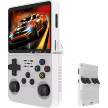 R36S Oyun Konsolu Yeni Nesil El Atarisi 64GB 15.000+ Oyun 3.5inç Hd Ekran
