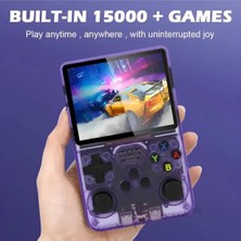 R36S Oyun Konsolu Yeni Nesil El Atarisi 64GB 15.000+ Oyun 3.5inç Hd Ekran