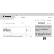 Daikin Premix VZ 26kW (TR.D2CPX026) TAM Yoğuşmalı Kombi + Baca Seti